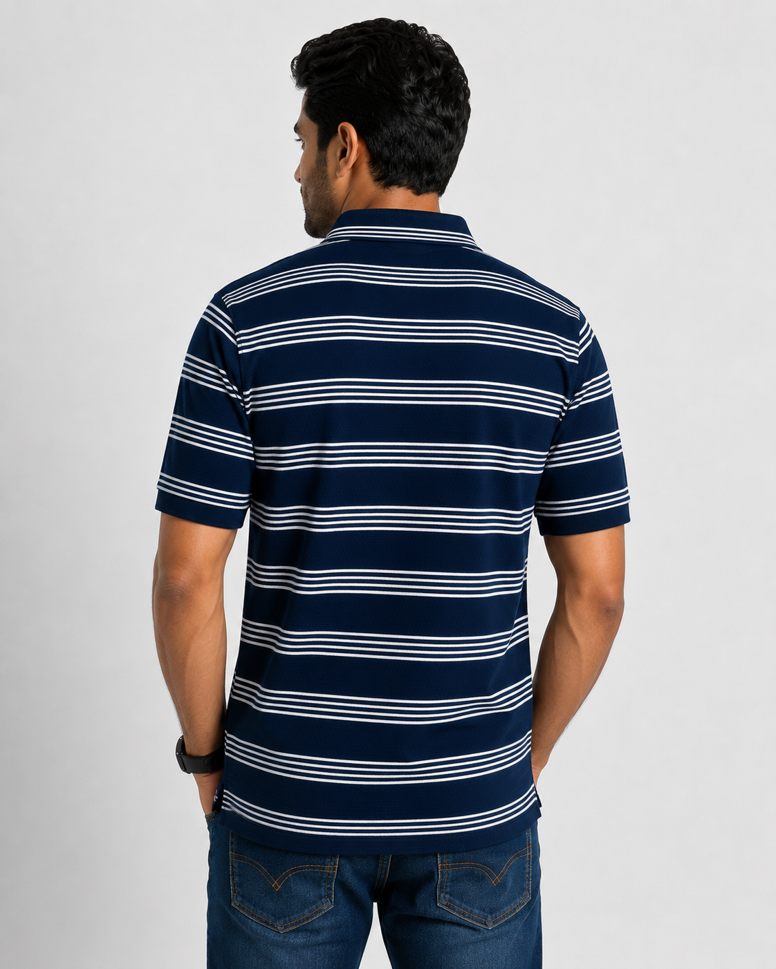 Mens' Premium Waffle Polo T-Shirt