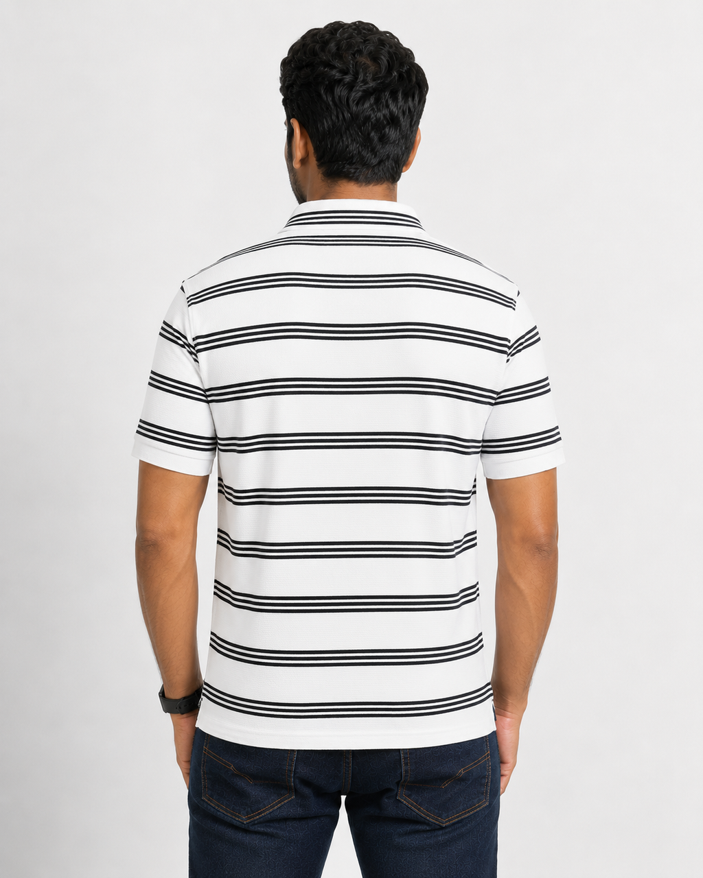 Mens' Premium Waffle Polo T-Shirt